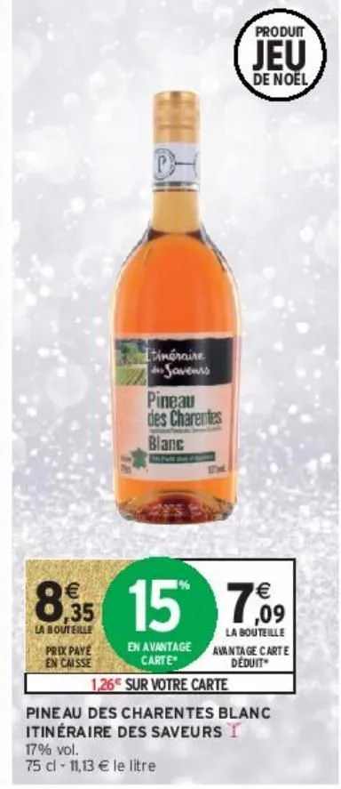 pineau des charentes blanc itinéraire des saveurs