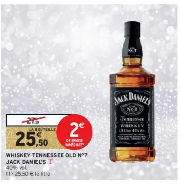 whiskey tennessee old n°7 jack daniel's ∆ 