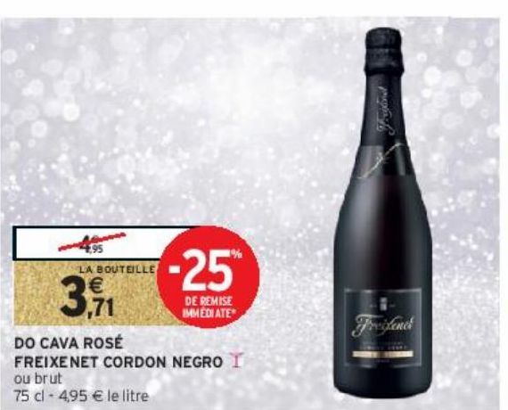 DO CAVA ROSÉ FREIXENET CORDON NEGRO ∆ 