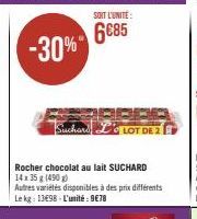 chocolat au lait Suchard