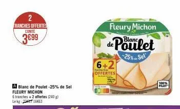 blanc de poulet fleury michon