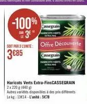 haricots verts cassegrain