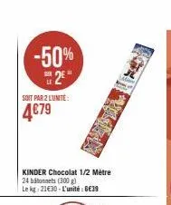 chocolat kinder