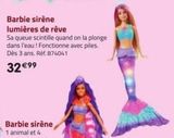 Barbie sirène Barbie offre sur La Grande Récré