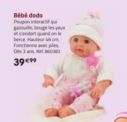 bébé dodo