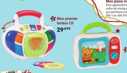 d  mon premier lecteur cd 29 €99 