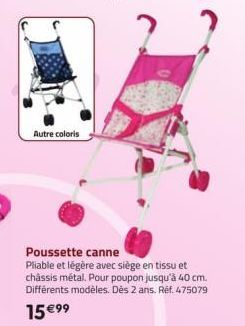 poussette canne 