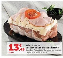 rôti de porc 