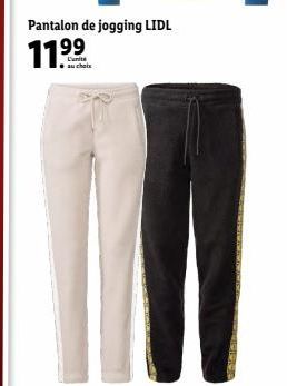 Pantalon de jogging LIDL  11.99  PCIVICCION  OPUS 