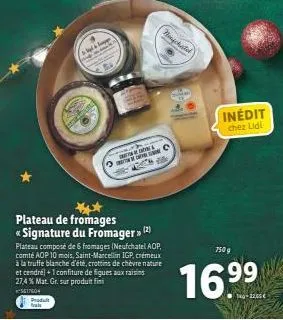 plateau de fromages 
