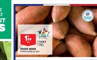 199  lak  patate douce produit vendu en vrac.  frants lecur france  opene  france 