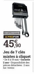 EXCLUSIVITÉ PROFOR  45,90 