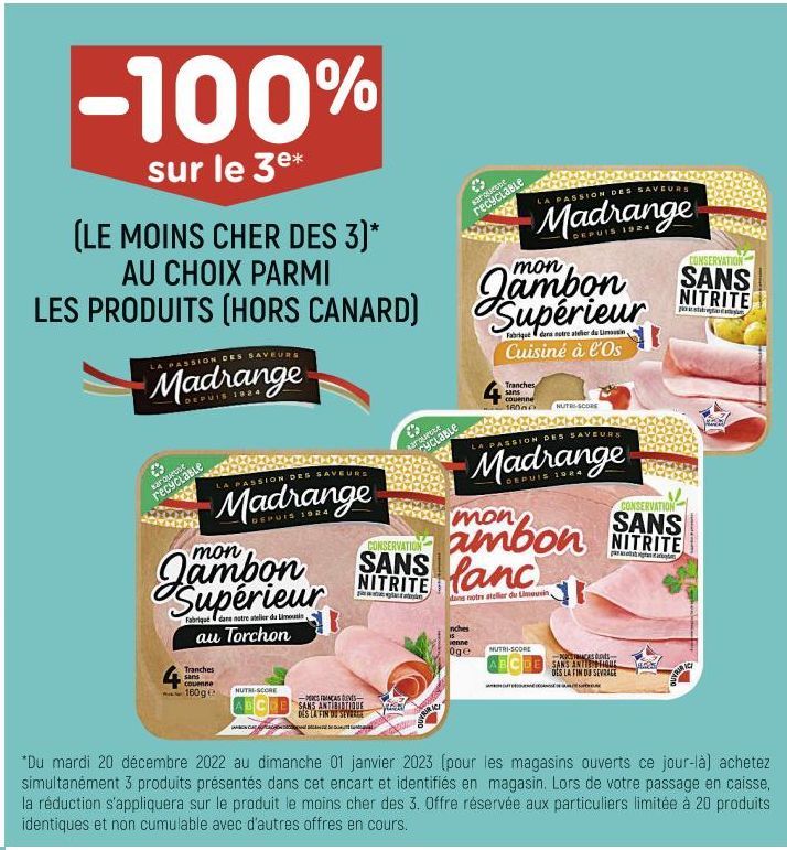 jambon madrange