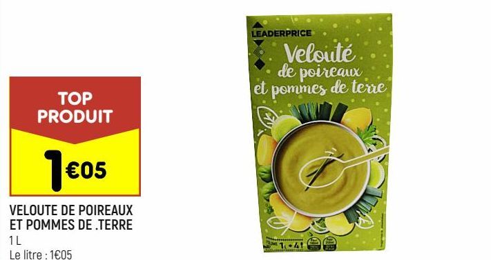 velouté de poireaux et pommes de terre