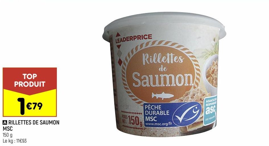 Rillettes de saumon msc