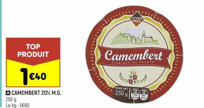 camembert 20% m.g.