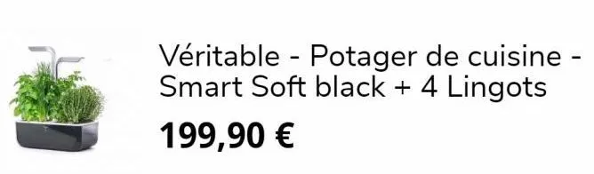 véritable - potager de cuisine - smart soft black + 4 lingots  199,90 € 