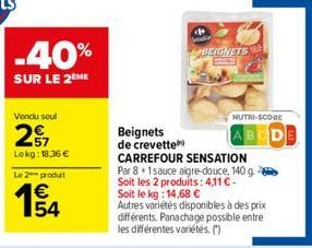 beignets Carrefour