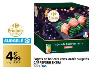 haricots verts Carrefour