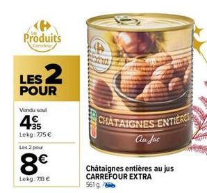 châtaignes Carrefour