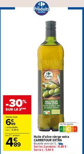 huile d'olive vierge Carrefour