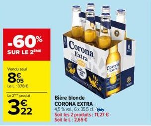 bière blonde Corona