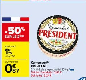 camembert Président