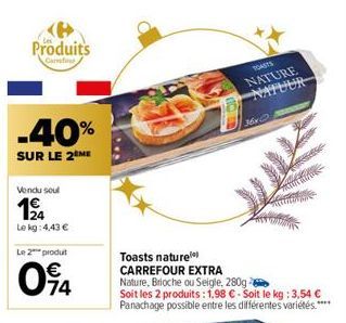 toasts Carrefour