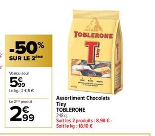 chocolats Toblerone