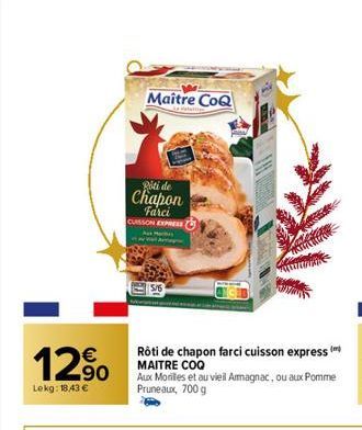 chapon Maître Coq