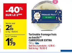 fromage frais Carrefour