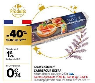 toasts Carrefour