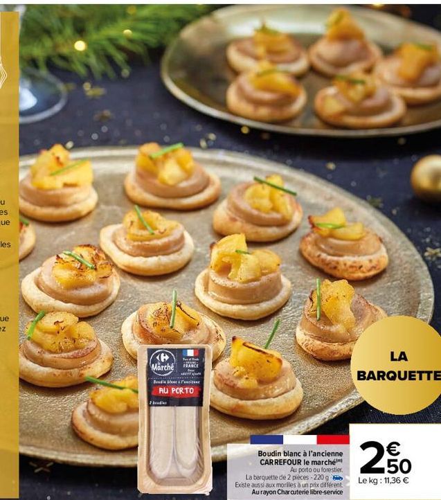 boudin blanc Carrefour