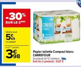 papier toilette Carrefour