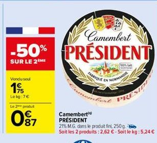 camembert Président