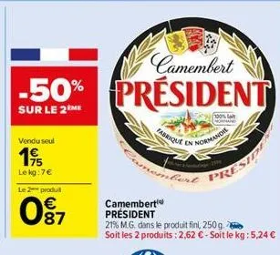 camembert président