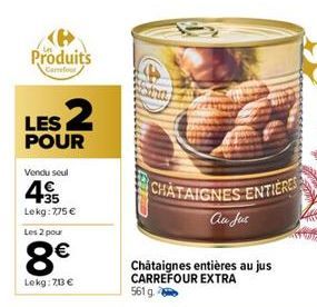 châtaignes Carrefour