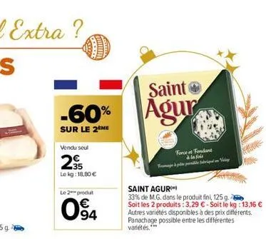 fondant saint agur