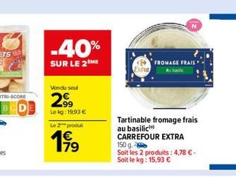 fromage frais Carrefour