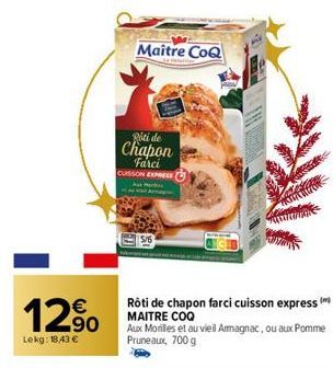 chapon Maître Coq