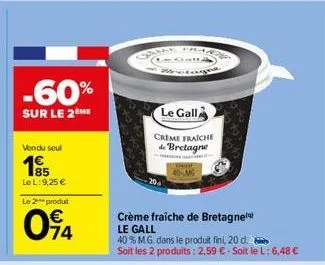 crème fraîche le gall