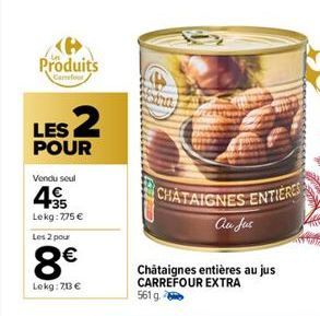 châtaignes Carrefour