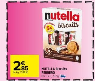 biscuits Nutella