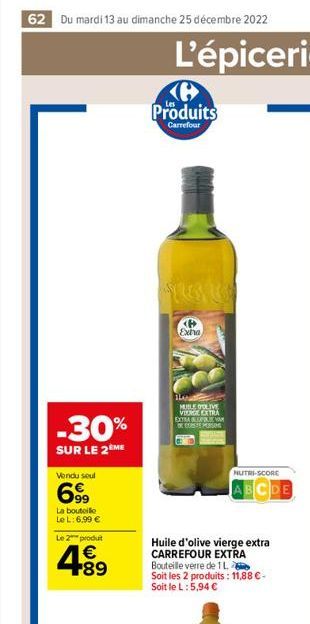 huile d'olive vierge Carrefour