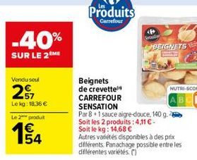beignets Carrefour
