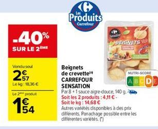 beignets Carrefour