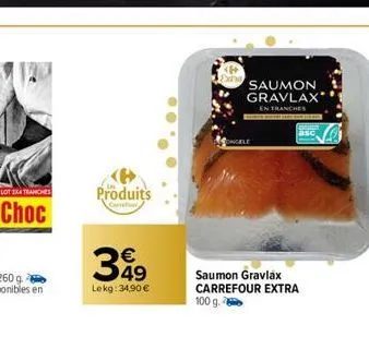 saumon carrefour