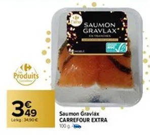 saumon carrefour