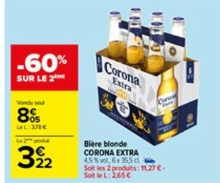 bière blonde Corona