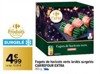 haricots verts Carrefour